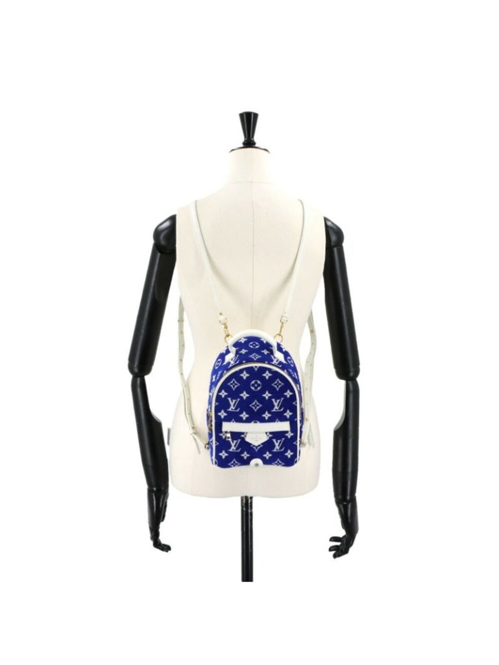 Louis Vuitton LV Match Monogram Jacquard Velvet Palm Spring Backpack Mini - Picture 9 of 9